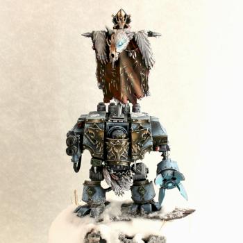 forgeworld space wolves dreadnought(better pic) by miniatureheaven