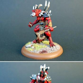 Herald of Khorne (Inferno Miniature) by mf_Greg