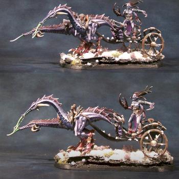 Chariot of slaanesh by Tirano Enjambre