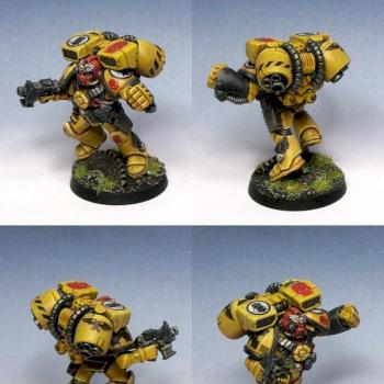 Imperial Fists Assault Sergeant by winterdyne