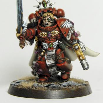Blood Angels Company Captain by cyphercodicer1983