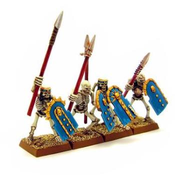 Tomb Kings Skeleton Warriors by mczolton