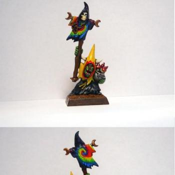 Night Goblin Shaman from Skull Pass with Tie Dye Idol by Interositor