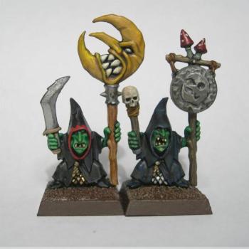 Night Goblin Standard and Musician by Interositor