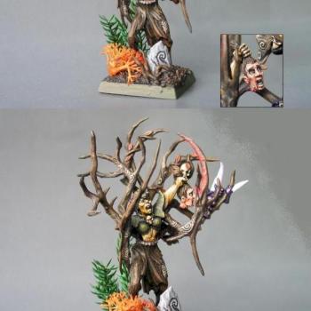 Nymphe Dryade der Waldelfen ~ Branchwraith Dryad of the Woodelves by Kharnon