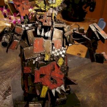Ork Scratchbuilt Stompa. Big mek Style. by Craigmack378