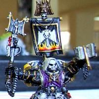 Dark Angels Chaplain converted by opsidiannight