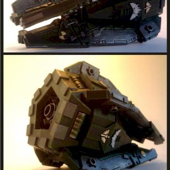 Scratchbuild Dark Angels Pod Closeup by w4yw4rd
