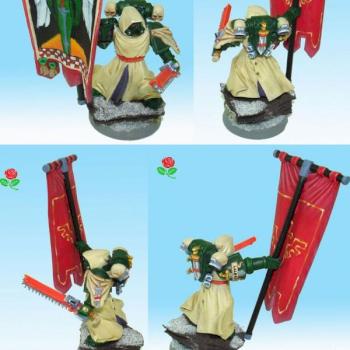 Dark Angel Space Marine Standard Bearer by Rose Model Art