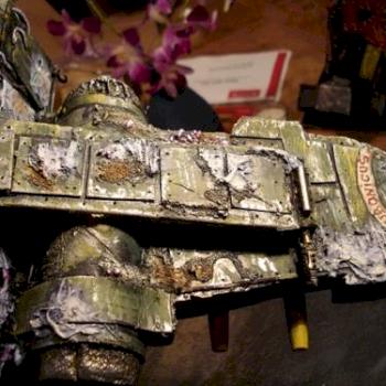 Chaos Nurgle Thunderhawk- Scratchbuilt by Craigmack378