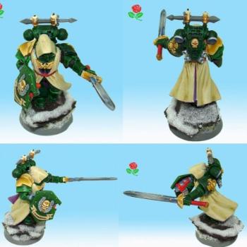 Dark Angels Space Marine Company Champion by Rose Model Art