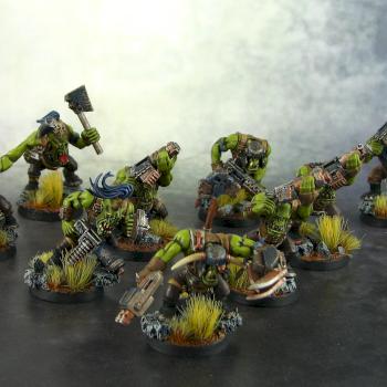 Warhammer 40k Ork Boyz by Dobroslaw