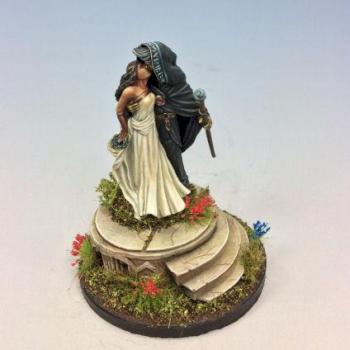 Raistlin & Crysania (conversion) by miniking