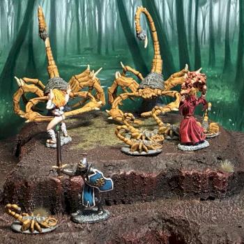 Scorpion Encounter by GoodmanPaint
