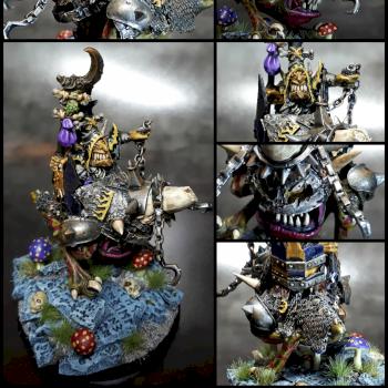 Moonclan grots Shaman (Night goblin shaman) by Maho
