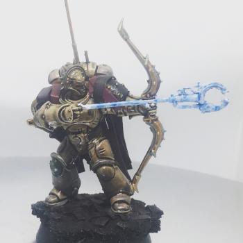 Space Marine with Exotic Matter Weapon by DokOrk