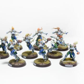 Blood Bowl Elven Union Team by Black Unicorn Studio