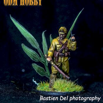 Stoessi's Heroes Bolt action 28mm alternative figure Imperial Japanese Lt Hiro Oonoda by odmhobby
