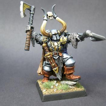 warhammer Chaos exalted champion by mikecarrero