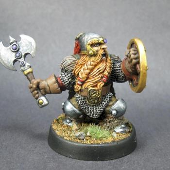 14554: Kragmarr Dwarf Captain by mikecarrero