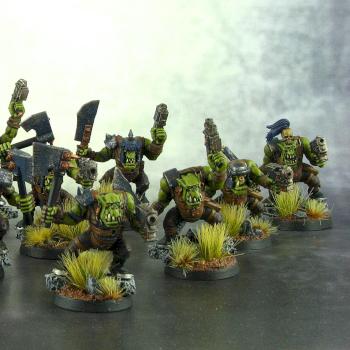 Warhammer 40k Ork Boyz by Dobroslaw