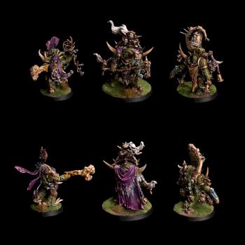 Warhammer 40K Chaos Space Marines, Death Guard, Heroes by cool-minis.com