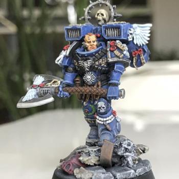 Captain of the Ultramarines Lord Executioner by Dato