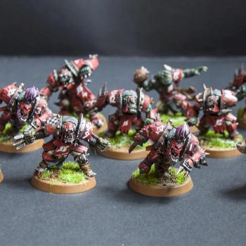 Blood Bowl Orc Team by Black Unicorn Studio