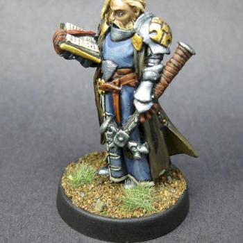 14036: Halbarad, Crusaders Cleric by mikecarrero