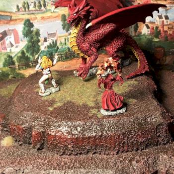 Dragon Battle by GoodmanPaint