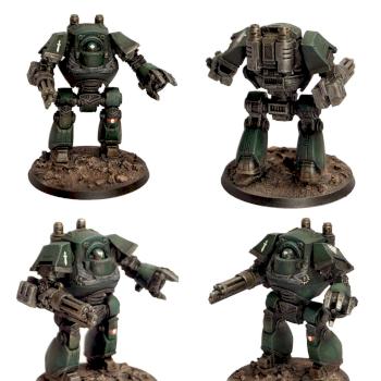 Dark Angels Contemptor Dreadnought by Grim Factorum