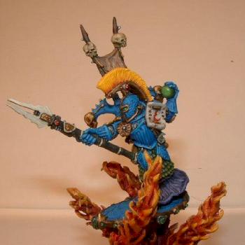Tzeentch sorcerer, disc rider by loki7