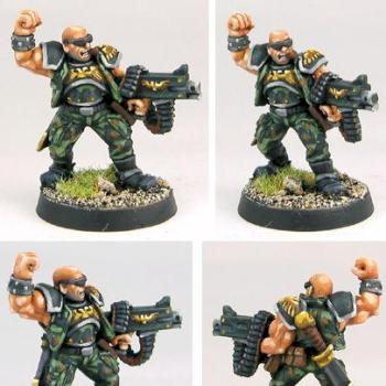 Imperial Guard Catachan Officer by golgfag