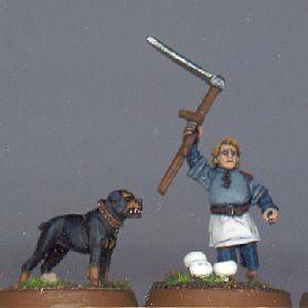 Farmer Maggot and his dogs by lostorpedos
