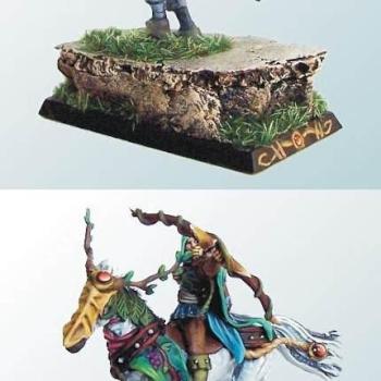 Wood ELf Highborn on Elven Steed - 2 by Purc