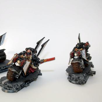 Ravenwing bike squadron by Erilium