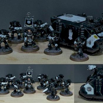 Iron Hands Tactical Squad & Rhino by Laibraid