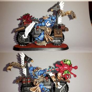 Dark Angel Librarian on Bike by okra