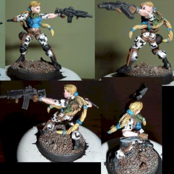 Infinity, Ariadna, Para-Commandos (Rifle) by bajdur