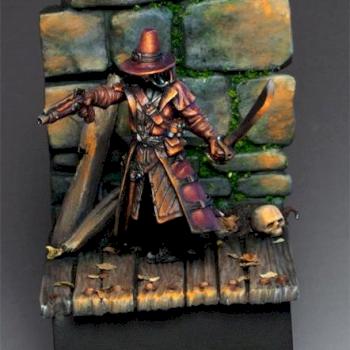Female Witch Hunter during Nurgle Sacking of Marienburg by ColonialRaptor