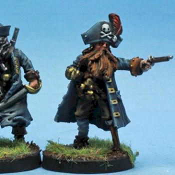 Two Pirates Painted miniatures by superbug983