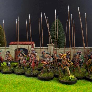 28mm Artisan Design Miniatures ~ Landsknechts Command and Dopplesoldiers by avalonindustries2040