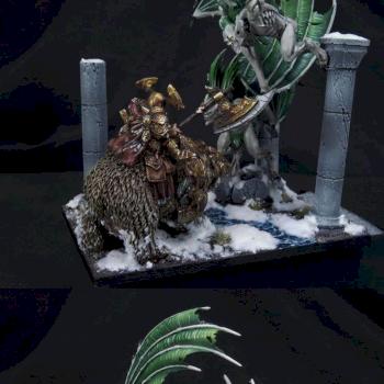Vargheist fight by Mine Painting Studio