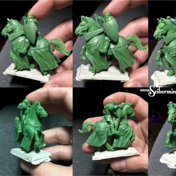 Knight work in progress by Scibor