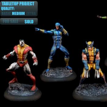 Tabletop Commission Marvel Universe Miniature Game XMEN by BerenMiniaturasStudio