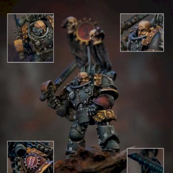 Iron Hands Clan Brannsar Sergeant close-ups by terapevt