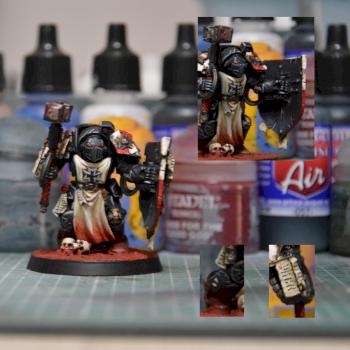 Black Templar Terminator. by Matricry