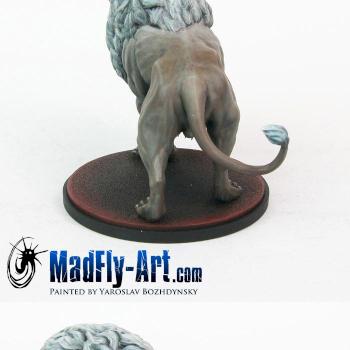 White Lion by MadFlyArtStudio
