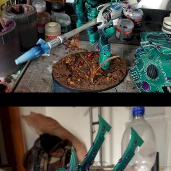Eldar Wraithknight by PhiBu
