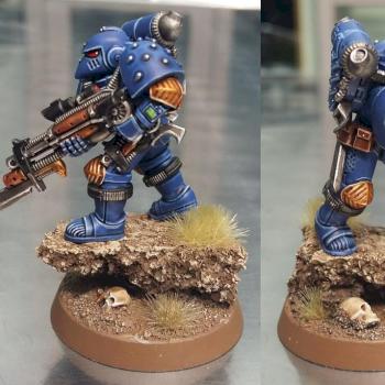 Imperial Space Marine (2016) by padam